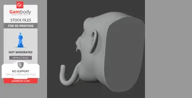 Monkey Head Wall Hanger Coat and Key Holder Hook