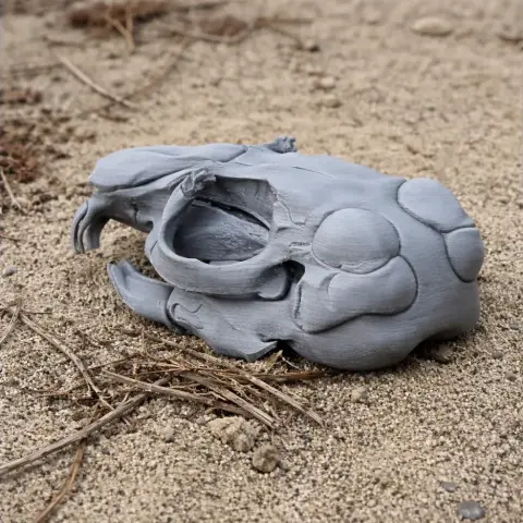 Chinchilla Skull