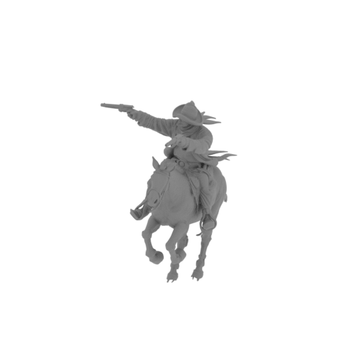Bronco Sam Cowboy Gunslinger.stl