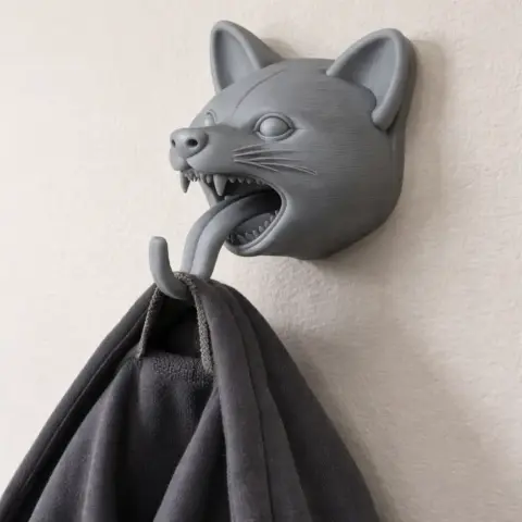 Raccoon Head Wall Hanger Coat and Key Holder Hook