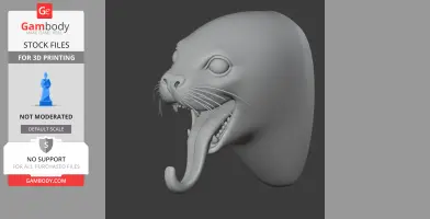 Seal Head Wall Hanger Coat and Key Holder Hook