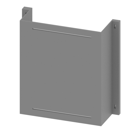 Universal Under-Desk & Wall Mount for Mac Mini, Mac Studio, and 200mm Mini PCs.stl