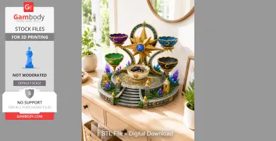 Astral Constellation Offering Sanctuary STL File for 3D Print