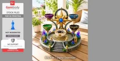 Astral Constellation Offering Sanctuary STL File for 3D Print