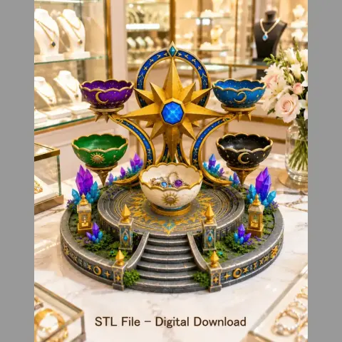 Astral Constellation Offering Sanctuary STL File for 3D Print