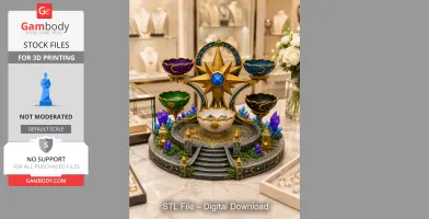 Astral Constellation Offering Sanctuary STL File for 3D Print