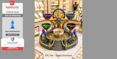 Astral Constellation Offering Sanctuary STL File for 3D Print