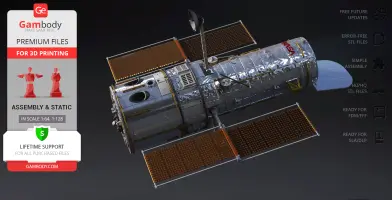 Hubble Space Telescope 3D Printer Files | Assembly