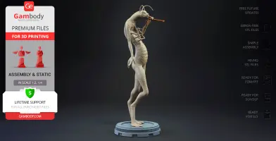 MIB Worms Standing 3D Printer Files | Assembly