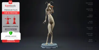MIB Worms Standing 3D Printer Files | Assembly