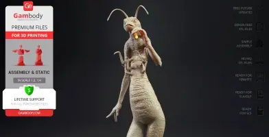 MIB Worms Standing 3D Printer Files | Assembly