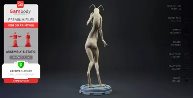 MIB Worms Standing 3D Printer Files | Assembly