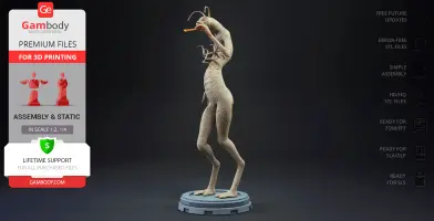 MIB Worms Standing 3D Printer Files | Assembly