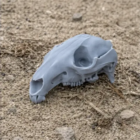 Agile Wallaby Skull
