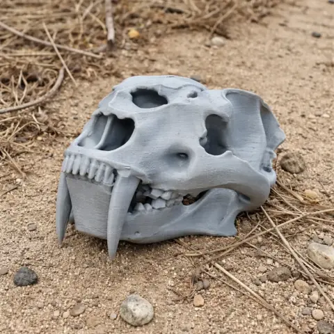Amphimachairodus Skull