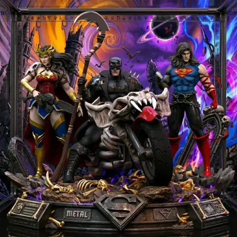 DEATH METAL DC TRINITY COLLECTION BATMAN SUPERMAN WONDER WOMAN