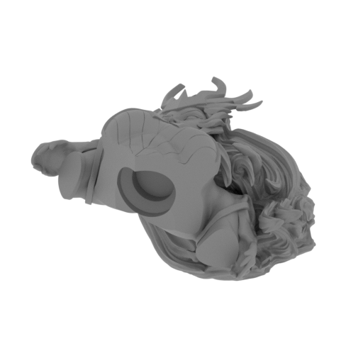 Wonder Woman-Death-Metal-BUST_WITH_HEADBAND.stl