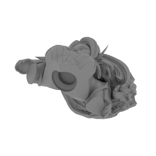 Wonder Woman-Death-Metal-BUST_WITHOUT_HEADBAND1.stl
