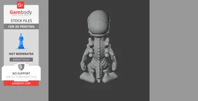 Bugs Bunny Alien Xenomorph Ring Figure