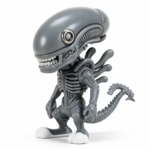Bugs Bunny Alien Xenomorph Ring Figure
