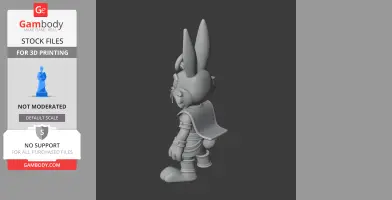 Bugs Bunny Anubis Ring Figure