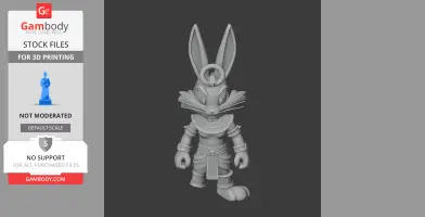 Bugs Bunny Anubis Ring Figure
