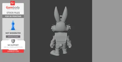 Bugs Bunny Anubis Ring Figure