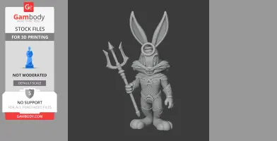 Bugs Bunny Aquaman Ring Figure
