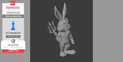 Bugs Bunny Aquaman Ring Figure