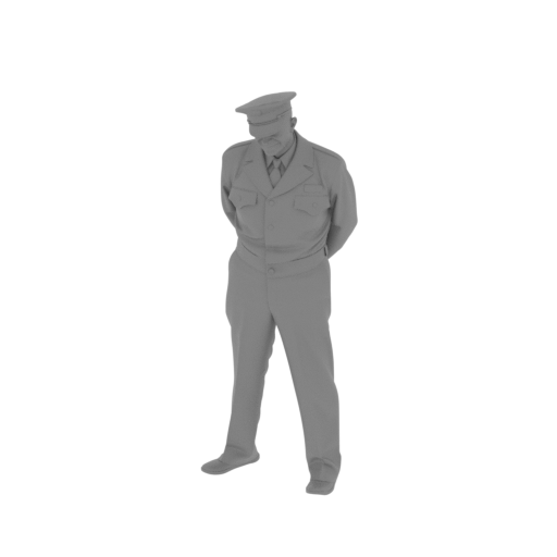 Dwight Eisenhower WWII Soldier.stl