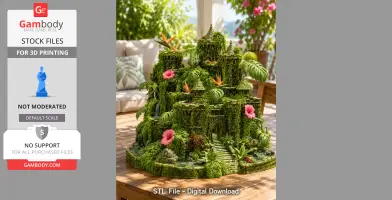 Verdant Forgotten Kingdom STL File for 3D Print