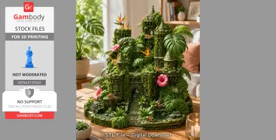 Verdant Forgotten Kingdom STL File for 3D Print