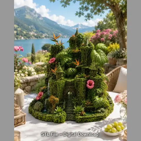 Verdant Forgotten Kingdom STL File for 3D Print