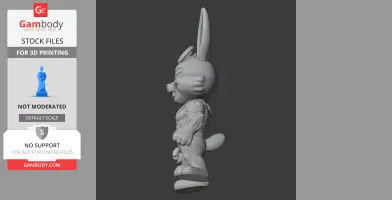 Bugs Bunny Black Panther Ring Figure