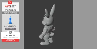 Bugs Bunny Black Panther Ring Figure