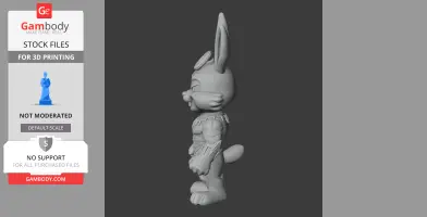 Bugs Bunny Black Panther Ring Figure