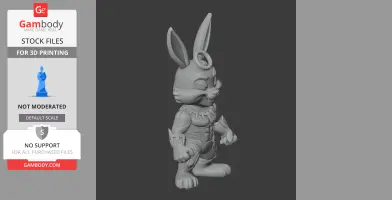 Bugs Bunny Black Panther Ring Figure