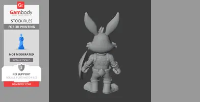 Bugs Bunny Captain America Ring Figure