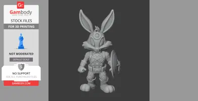 Bugs Bunny Captain America Ring Figure