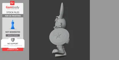 Bugs Bunny Captain America Ring Figure