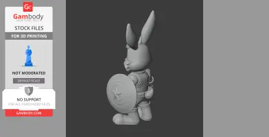 Bugs Bunny Captain America Ring Figure