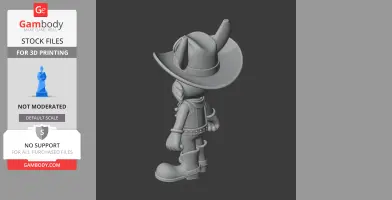 Bugs Bunny Cowboy Ring Figure
