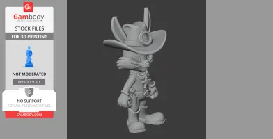 Bugs Bunny Cowboy Ring Figure