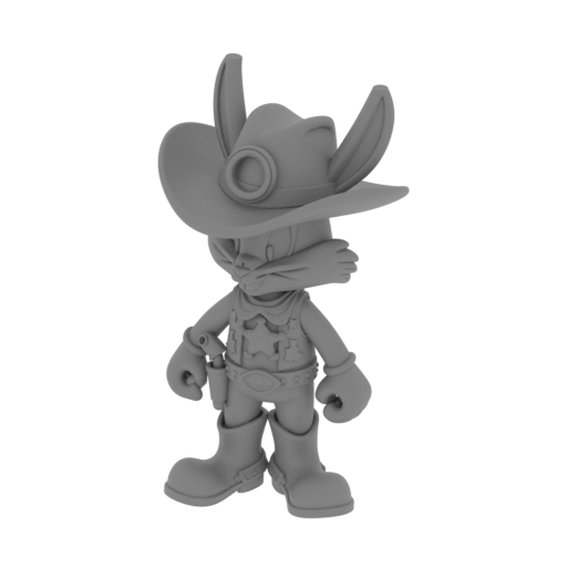 Bugs Bunny Cowboy Ring Figure.stl