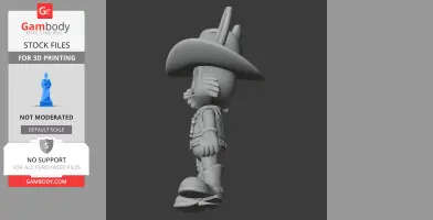 Bugs Bunny Cowboy Ring Figure