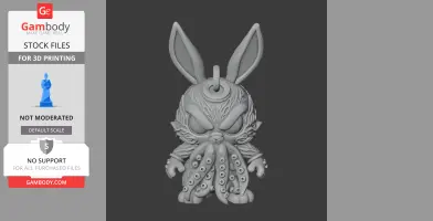 Bugs Bunny Cthulhu Ring Figure
