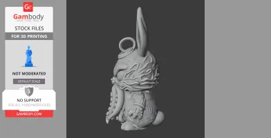 Bugs Bunny Cthulhu Ring Figure