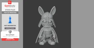 Bugs Bunny Darth Vader Ring Figure