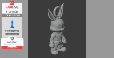 Bugs Bunny Deadpool Ring Figure