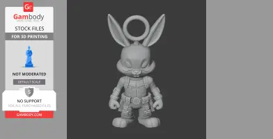 Bugs Bunny Deadpool Ring Figure